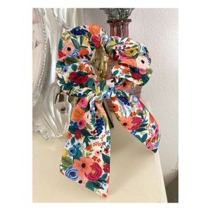 BOUTIQUE | Floral Printed Scrunchie Ponytail Hair Tie